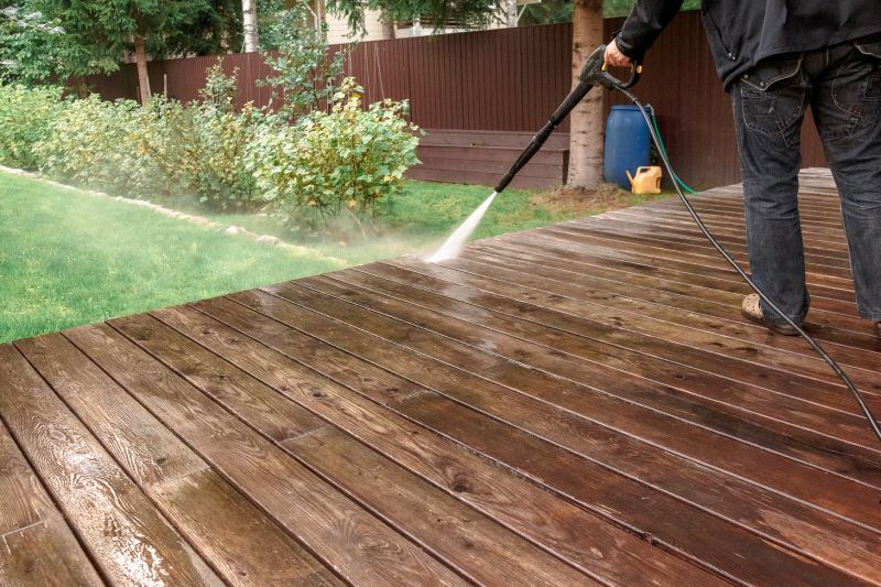 Power Washing Deck